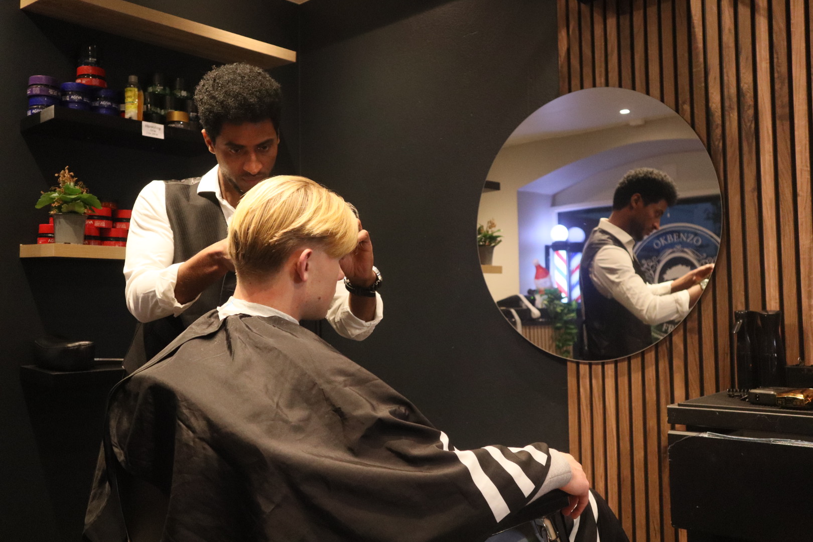 okBenzo Frisør interiør i Sandefjord